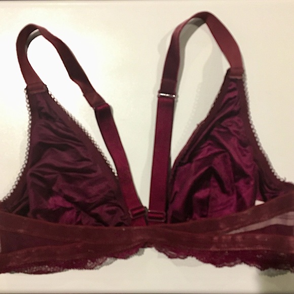 Victoria‘s Secret Maroon Lace Bralette - Picture 2 of 15